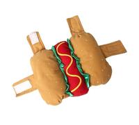 CVUTOVO Creative Orange Pet Role Play Clothes for Cats and Dogs, Lightweight Polyester Material with Comfortable Wearable Design, Holiday and Christmas Costume for Festive Celebrations