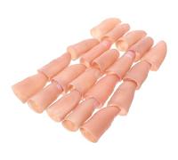 CVUTOVO Creative Vinyl Finger Thumb Tips Fake Finger Covers 20pcs Magic Props Lightweight and Easy to Store for Performance and Prank for Conjure Tricks and Stage Magic