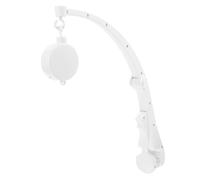 CVUTOVO Crib Mobile Arm with Stand Rotating Music Box Bed Bell Rattles Bracket Multifunctional Attachment Clamp for Crib Bassinet Nursery Use