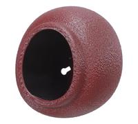 CVUTOVO Cute Frog Terrarium: Aquarium Toad Turtle Hiding House - Frog Habitats with Suction Cups- Egg Shaped Aquarium Decoration for Office Home Display Light Brown