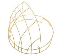 CVUTOVO DIY Chinese Crown Frame Metal Hollow Base for Ancient Headdress Traditional Style Headdress Accessory for Vintage Costume Design