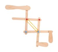 CVUTOVO DIY Wooden Mechanical Arm Kit for Stem Educational for Building Science and Engineering Skills Creative Hand Model Craft for Learning Mechanics and Technology