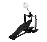 CVUTOVO Drums Pedal Black Starter Drum Accessories Aluminum Alloy Pedal Simple Installation for Electric and Double for