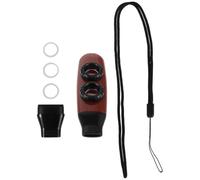 CVUTOVO Dual Hole Portable Kazoo with Mouthpiece Small Easy to Learn Musical Instrument for Beginners and Full Bodied Tone for Outdoor Performances and Guitar Violin Accompaniment