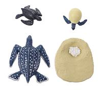 CVUTOVO Early Learning Models Fake Turtles Figurines Turtle Models Realistic Simulation Educational Toy for Boys and Girls Sea Animals Toys Ocean Figurines