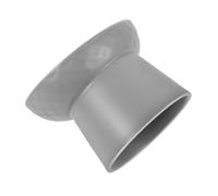 CVUTOVO Elevated Ceramic Cat Bowl with Tilted Design Wide Mouth Raised Pet Feeder for Cats and Dogs Non-slip Wear-resistant Feeding Dish Easy to Clean Grey