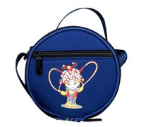 CVUTOVO Ethnic Style Healing Drum Bag Steel Tongue Drum Carrier Comfortable Back Support Interior Organization for Music Lovers