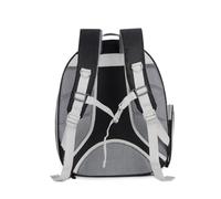 CVUTOVO Expandable Pet Backpack Breathable Mesh, Foldable Outdoor Cat and Dog Carrier Shoulder Bag for Traveling and Daily Use