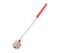 CVUTOVO Felt Bass Drum Mallet,Replacement Kick Striker, Universal Bass Drum Beater, Percussion Stick Beater, Student Practice Tool for Performances 14.96"L