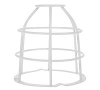 CVUTOVO Fire Alarm Protective Cover with White Iron Mesh and -Collision Feature Suitable for Indoor Hotel and Home Use