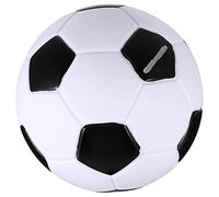 CVUTOVO Football Shaped Money Bank for Boys Capacity Coin Savings Box Fall Vinyl Piggy Bank Home Decoration and Birthday Gift Easy Deposit and Withdrawal