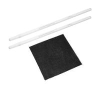 CVUTOVO Friction Electrostatic Experiment Supply Physics Classroom Teaching Kit Glass Stick Silk Diy Science Supplies for High School Students