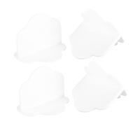 CVUTOVO Furniture Wall Anchor No Drill Baby Proofing Adhesive Anti-tip Cloud-Shaped Fixing Kit for Tv Cabinet Bookcase Safety 2pcs