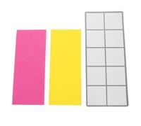 CVUTOVO Giant Magnetic Foam Ten Frames Math Teaching Tools with Frames and Counters for Kindergarten Early Math Education Visual Tactile Counting Manipulatives for Arithmetic Chain Grade