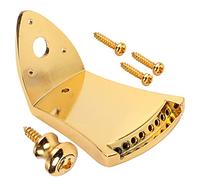 CVUTOVO Gold Metal Mandolin Tailpiece for 8-string Mandolin Musical Instrument Metal Tailpiece