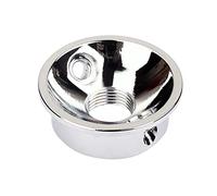 CVUTOVO Guitar Jack Plate with Screws Silver Plate for Tl Guitars Fits Jack Sockets Standard Durable