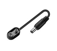 CVUTOVO Guitar Pedal Power Adapter with USB Charging Portable Effector Charger Cable External Positive Internal Negative Power Supply for Effects Pedals and Music Equipment