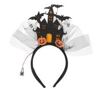 CVUTOVO Halloween Light Up Headband Design Ergonomic and Comfortable for All Night Costume Parties Halloween Hair Accessories for Spooky Events