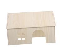 CVUTOVO Hamster Hideout House Extra Wooden Nest for Guinea Pigs Hamsters Squirrels Safe and Comfortable Smooth for Paws