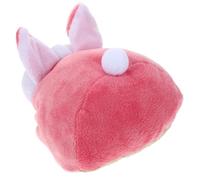 CVUTOVO Hamster Sleeping Bed Cozy Cartoon Style Winter Warm Nest for Hedgehogs Pets Soft Comfortable Material Easy to Wash Cute Rabbit Design Pink