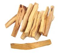 CVUTOVO Holy Wood Smudging Sticks 10pcs Natural Sandalwood Aromatherapy Incense Sticks Handcrafted 4.5-6.5g Each for Home Purifying and Space Cleansing
