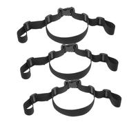 CVUTOVO Infant Safety Straps Polyester Material Adjustable 3pcs with Double Locking Mechanism for High Chairs and Strollers Suitable for Home the Go Use