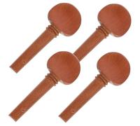 CVUTOVO Jujube Wood Violin Tuning Pegs 4 Pieces for 3/4 and 4/4 Violins Replacement Accessories Suitable for Orchestral and Student Instruments