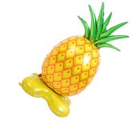 CVUTOVO Large Standing Pineapple Foil Balloon Inflatable Pineapple Decoration for Summer Parties Hawaiian Themes Beach Events Eye Catching Design for Indoor Outdoor