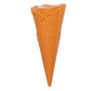 CVUTOVO Lifelike Artificial Ice Cream Cone Decoration for Home and Shop Party Supplies Realistic Dessert Model Photography Prop Caramel Large Pretend Cone for Wedding and Birthday Display