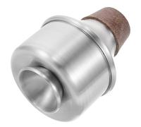CVUTOVO Lightweight Aluminium Alloy Metal Trumpet Mute Straight Cornet Replacement Practice Mute Musical Instrument Accessory for Adults