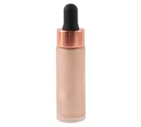 CVUTOVO Liquid Highlighter Drops Long-lasting Illuminating Face Enhancer for Nightclub and Stage Performance, Khaki Colour Fashion Makeup Glow with Three-dimensional Repair Effect