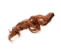 CVUTOVO Loose Curly Ponytail Hair Extension for Women, Synthetic Deep Wave Hairpiece with Claw Clip Attachment, Natural Voluminous Waves, Comfortable Wear, for Daily Work and Parties