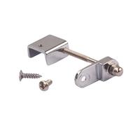 CVUTOVO Mandolin Mount Bracket with Screw Scratch Plate Holder for Guitar Bass Lightweight and Easy to Install Silver