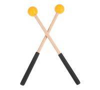 CVUTOVO Marimba Sticks Percussion Mallets for Tongue Drum and Marimba, Rubber and Wood Material with Comfortable Touch and Smooth Surface, Suitable for Children, Proper Weight Instrument