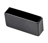 CVUTOVO Metal Pickup Cover for Electric Guitar Stylish Durable Guitar Parts Protects Pickup From Damage Compatible with Various Instruments Glossy Black