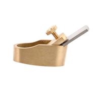 CVUTOVO Mini Brass Woodworking Plane for Violin Fingerboard Refinement Thumb Planer Tool for Precise Hand Planer Use in Luthier Crafting and Fine Woodworking Projects