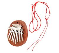 CVUTOVO Mini Wooden Kalimba Keys Thumb Piano Portable Finger Piano for Beginners Easy to Play Musical Instrument for Adults Unique Design for Performance and Practice