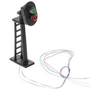 CVUTOVO Miniature Artificial Signal Model for Sand Table DIY Small Traffic Light Decoration for Model Train Layouts Micro Landscape Accessory for Train Enthusiasts