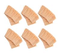 CVUTOVO Miniature Artificial Thatch Roofing Small Straw Thatched Roof 6x20cm DIY Dollhouse Roof Tiles Faux Straw Haystack for Fairy Garden Model Set 2 Packs