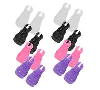 CVUTOVO Miniature Shoes Doll Decoration Finger Shoes for Dolls Plastic Decorations for Mini House Crafts (20Pcs)