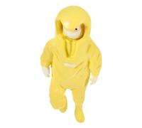 CVUTOVO Miniature Tiny People Figurine for Sand Table and Mini House, Yellow Scientist Model, Simulation Human Adornment for Landscape Layout Decoration and Micro Scene Display