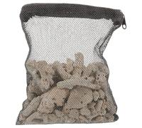 CVUTOVO Natural Coral to Decompose Impurities Aquarium Filter Media Beige Crushed Coral Substrate and Stabilize Ph for Fish Tank and Pond
