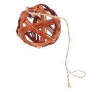 CVUTOVO Natural Wicker and Woven Grass Chew for Rabbits and Guinea Pigs, Promotes Natural Chewing Behaviour and Increases Pet Interest, for Small Animal Play and Dental Health