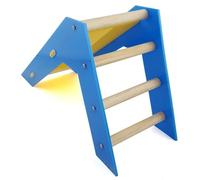 CVUTOVO Parrot Skill Training Slide Ladder Bird for Balance Coordination Educational Climbing for Parrots Parakeets Small Birds Safe Design
