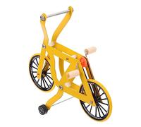CVUTOVO Parrot Training Bike Toy Interactive Puzzle for Parrots Promotes Intellectual and Physical Development Design to Attract Birds for Budgies and Conures