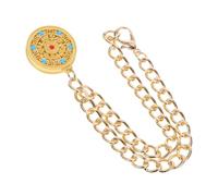 CVUTOVO Pet Metal Longevity Lock Pendant Necklace for Cats Dogs Stylish Protective Charm Comfortable Eye Catching Design Luck Pet Jewelry for Cats Dogs