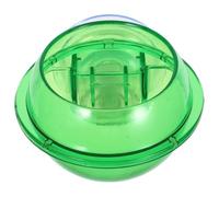 CVUTOVO Pet Reptile Feeder Bowl Space Saving Design with Suction Cup Plastic Food and Water Dish with Solid Construction for Green Iguana and Lizard for Glass Tanks and Acrylic Boxes