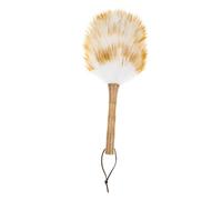 CVUTOVO Professional Guqin Cleaning Brush for Musical Instruments and Keyboards for Effective Dust White Wood and Plush Material, Easy to Store and Not Easily Deformed
