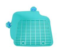 CVUTOVO Rabbit Potty Trainer Plastic Pet Toilet Light Green Convenient to Use Potty Training for Baby Rabbit Gerbil Living Room Use Random Color