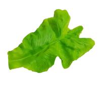 CVUTOVO Realistic Artificial Lettuce Leaf Decoration Made of Lightweight Pvc, Easy to Maintain Simulation Vegetable Leaf for Party Decoration and Pretend Game